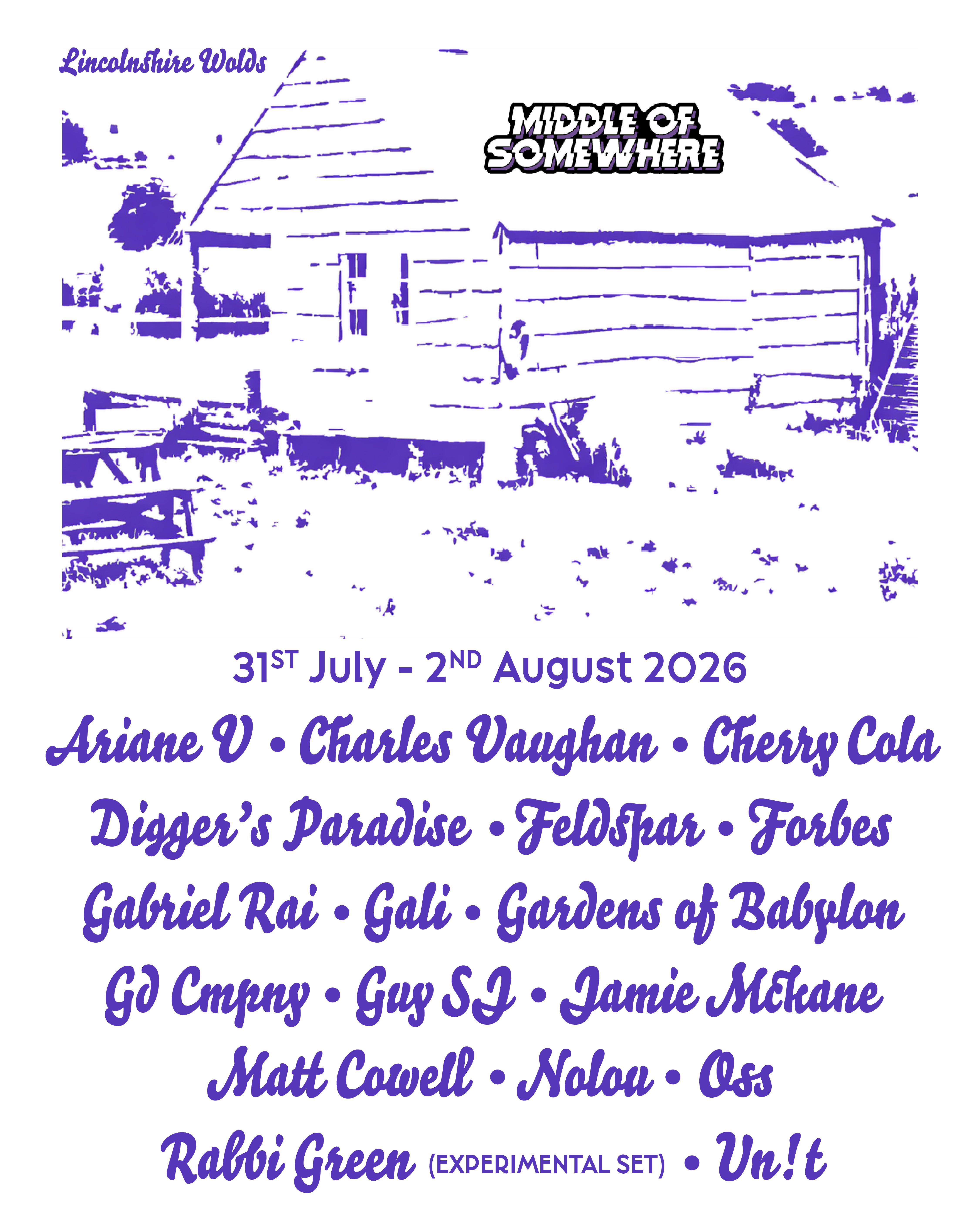 Middle of Somewhere 2026 Lineup